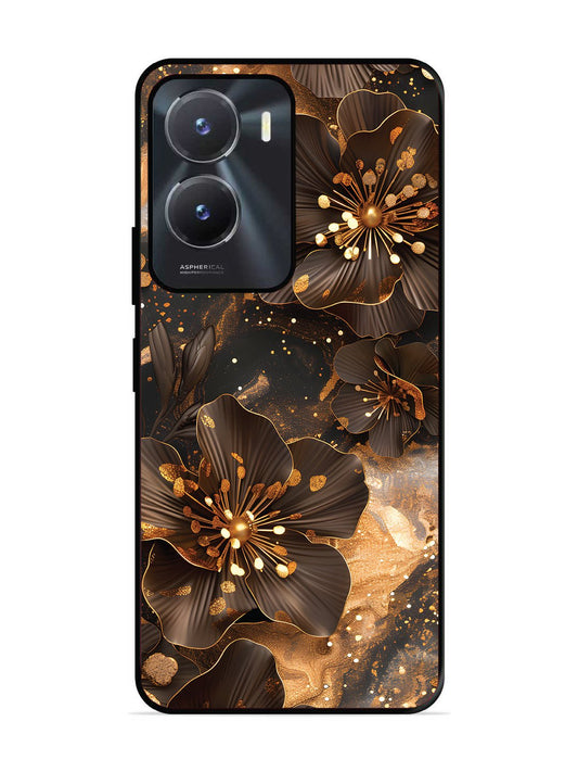 Vivo Y16 Golden Flowars