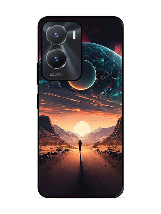 Vivo Y16 Sunset with space scene