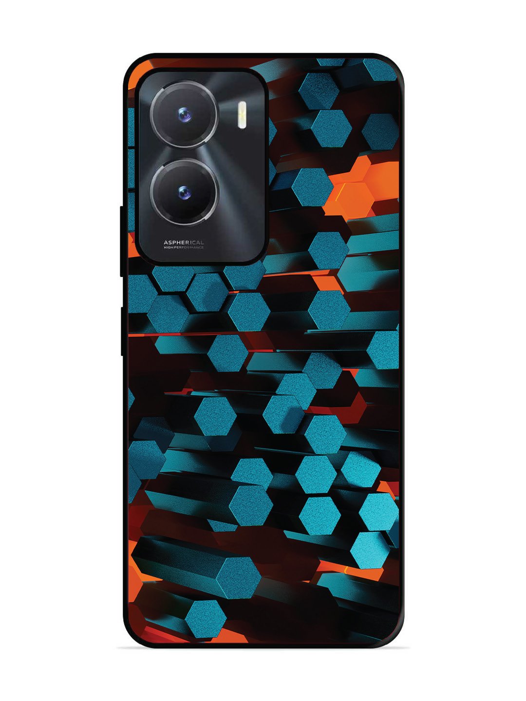Vivo Y16 Hexagon 3D Abstract