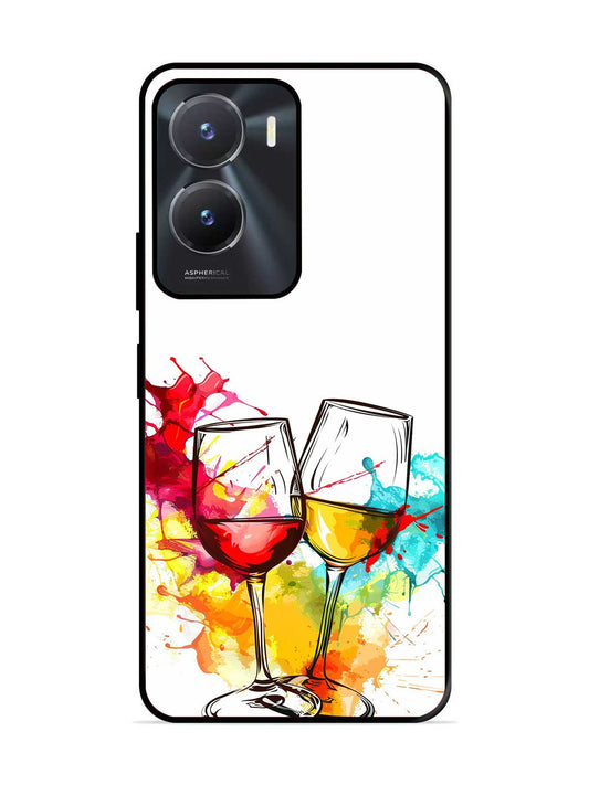 Vivo Y16 Colorful wine glasses