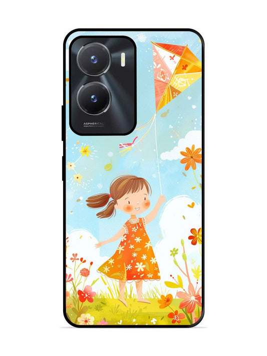 Vivo Y16 Little Girl Kite Flying