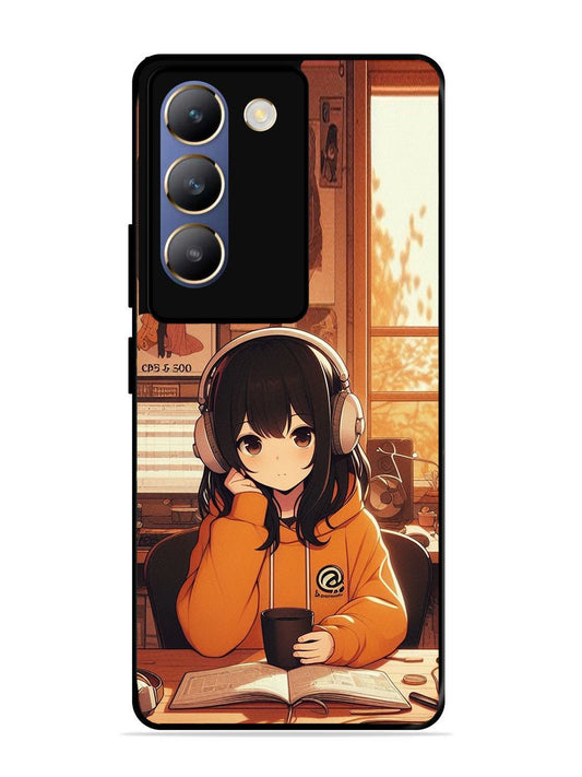 Vivo Y200E Cute Girl listening Music