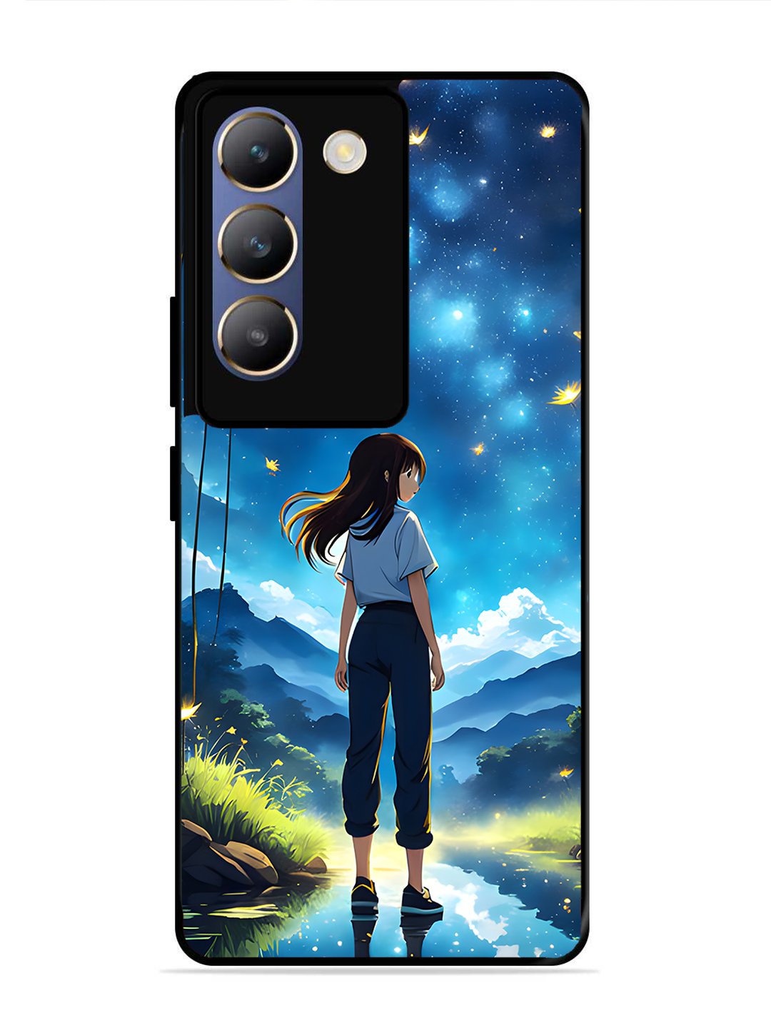 Vivo Y200E Girl In Beautiful Forest