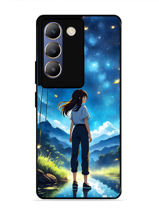 Vivo Y200E Girl In Beautiful Forest