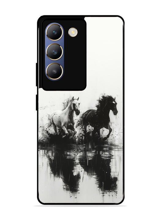 Vivo Y200E Black & White Horse