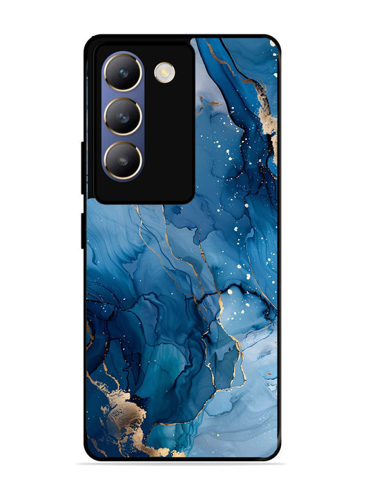 Vivo Y200E Oceanic Pattern with Golden Sprinkles