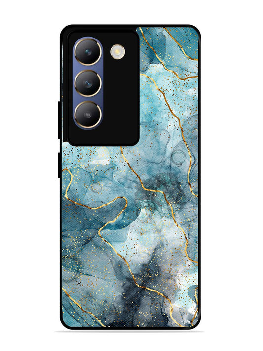 Vivo Y200E Oceanic Golden Strip Marble