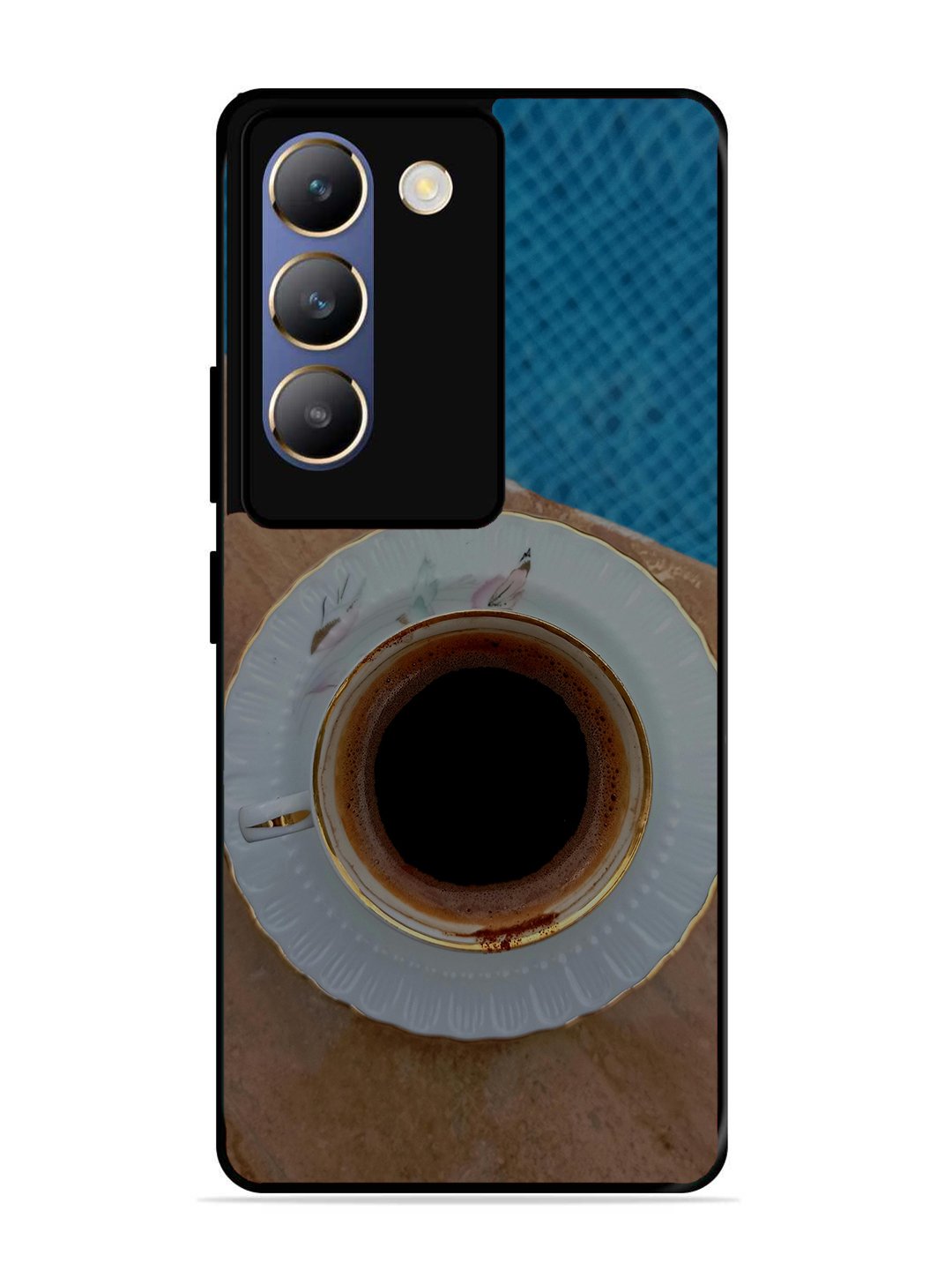 Vivo Y200E Black Tea Cup Saucer