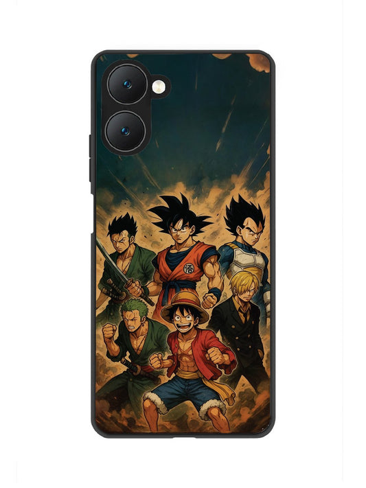 Vivo Y28s 5G OnePiece n Dragon Ball Z in one team