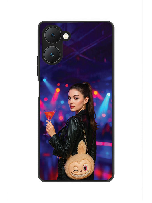 Vivo Y28s 5G Girl with Labubu Purs