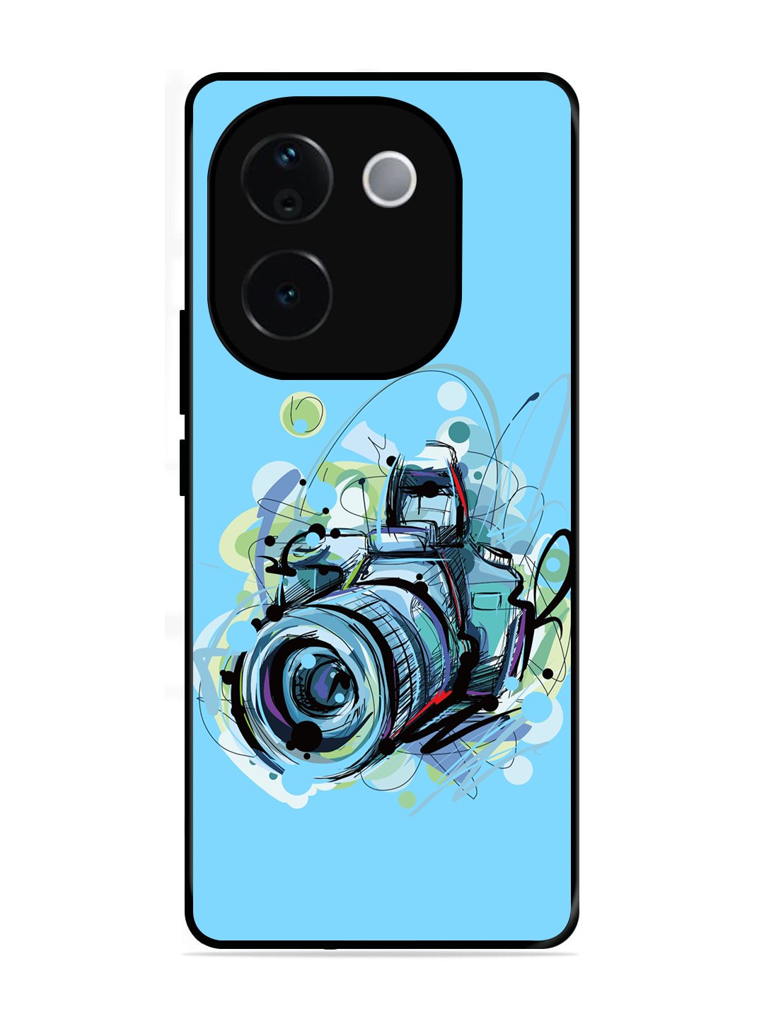 IQOO Z9s Pro 5G Camera Blue Background