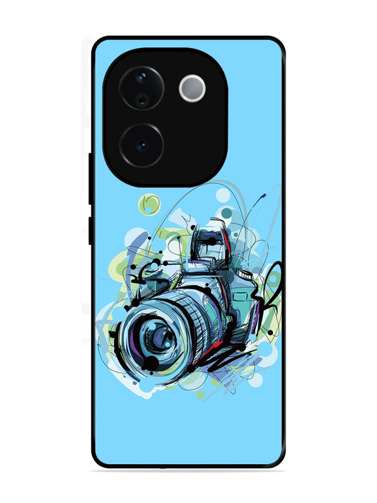 IQOO Z9s Pro 5G Camera Blue Background