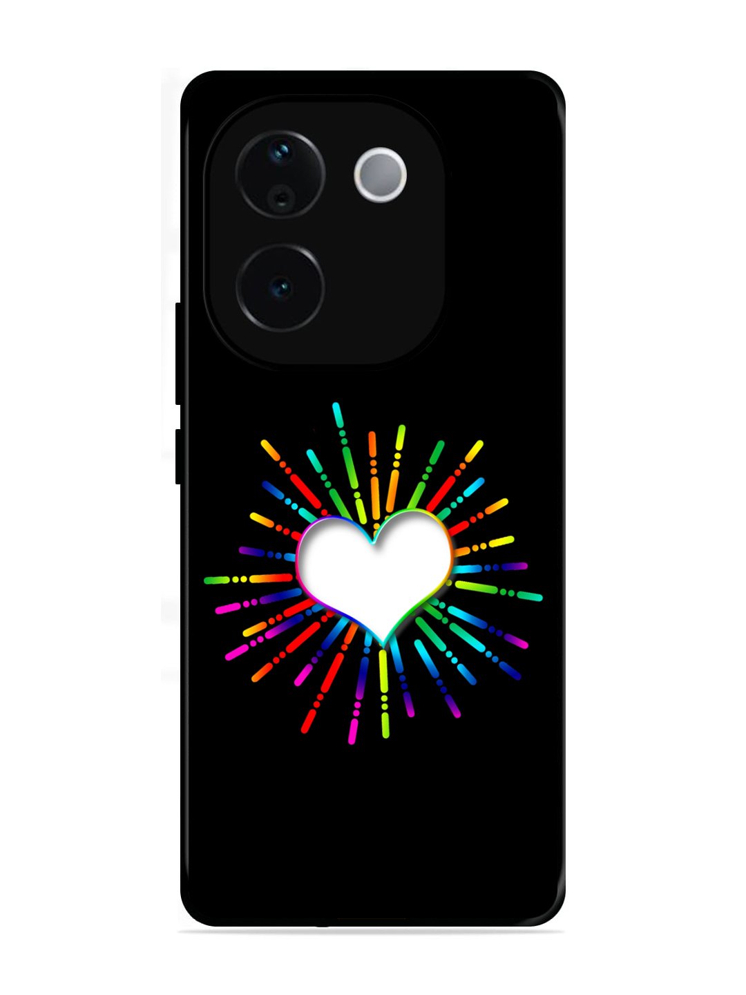 IQOO Z9s Pro 5G Colourful Heart on Black