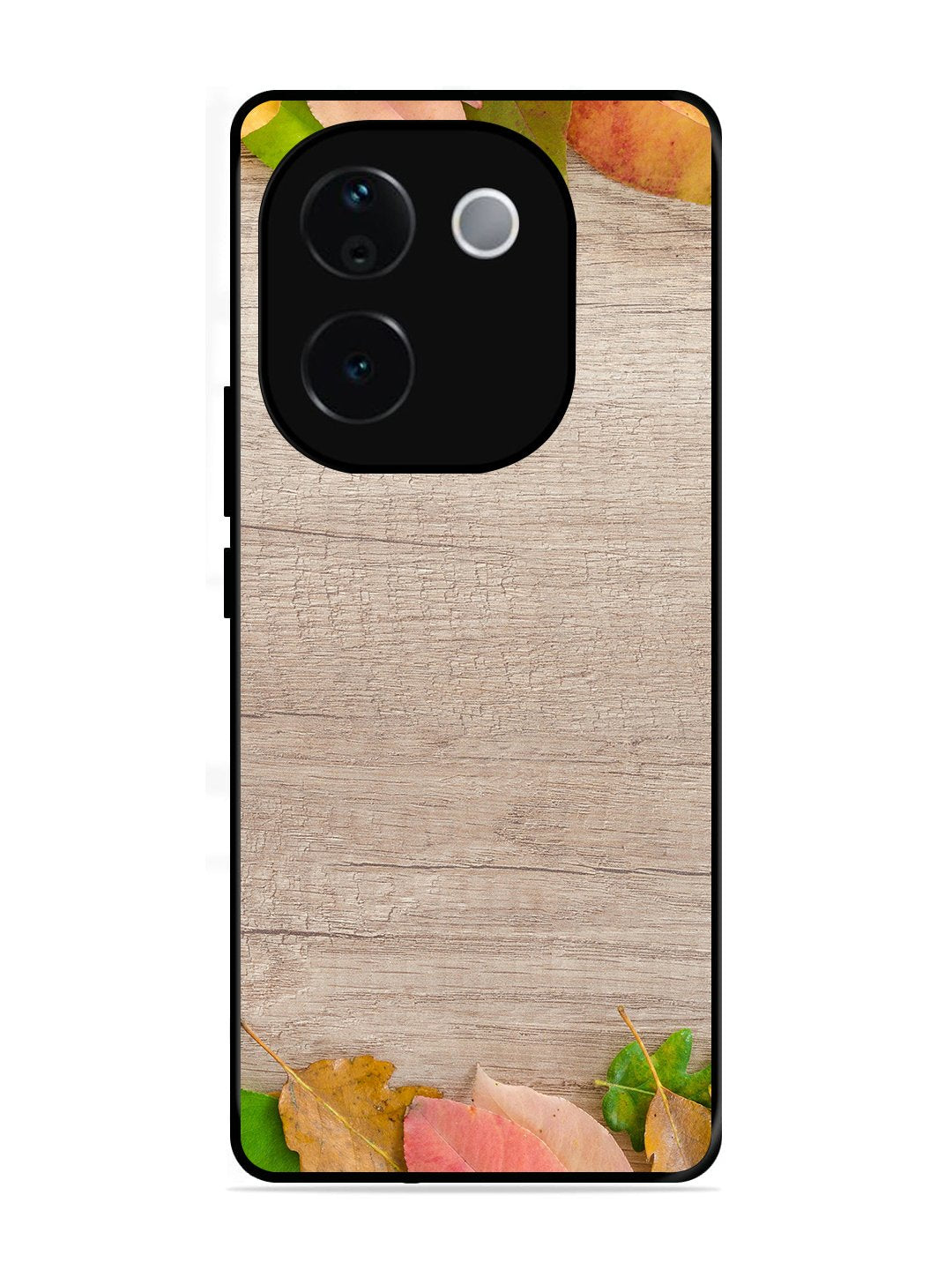 IQOO Z9s Pro 5G Autumn Leafs On Wooden Table