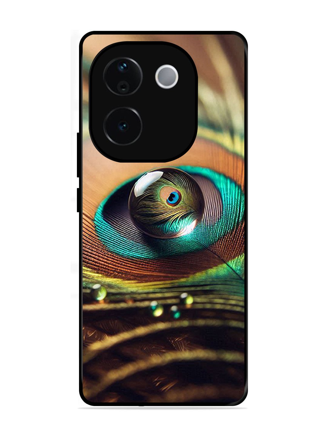 IQOO Z9s Pro 5G Water Drop On Peacock Feather