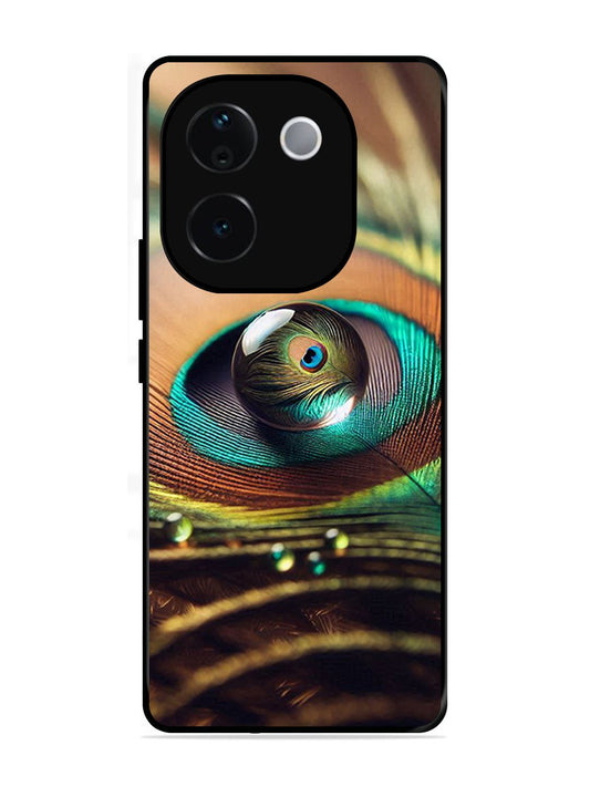 IQOO Z9s Pro 5G Water Drop On Peacock Feather