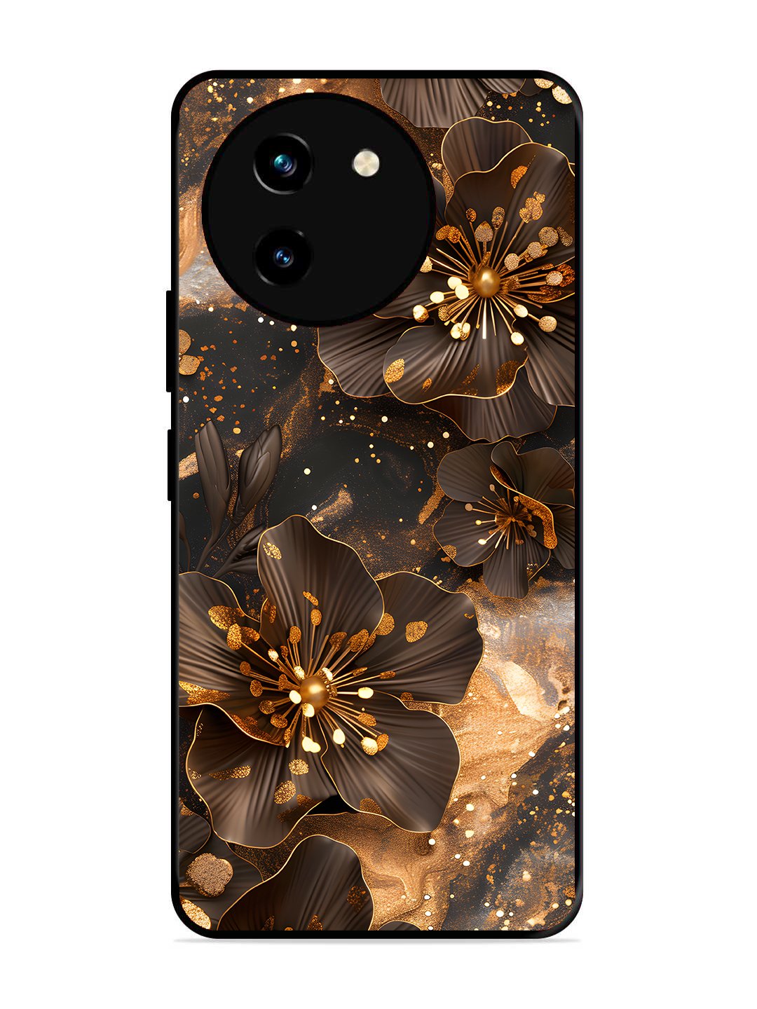 Vivo Y200i Golden Flowars