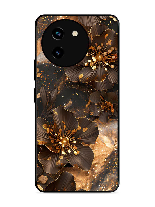 Vivo Y200i Golden Flowars
