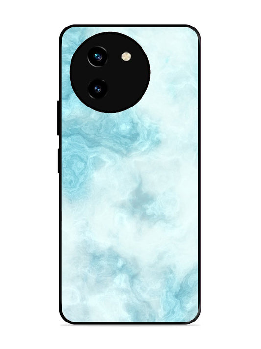 Vivo Y200i Light Blue with White Ocean Marble