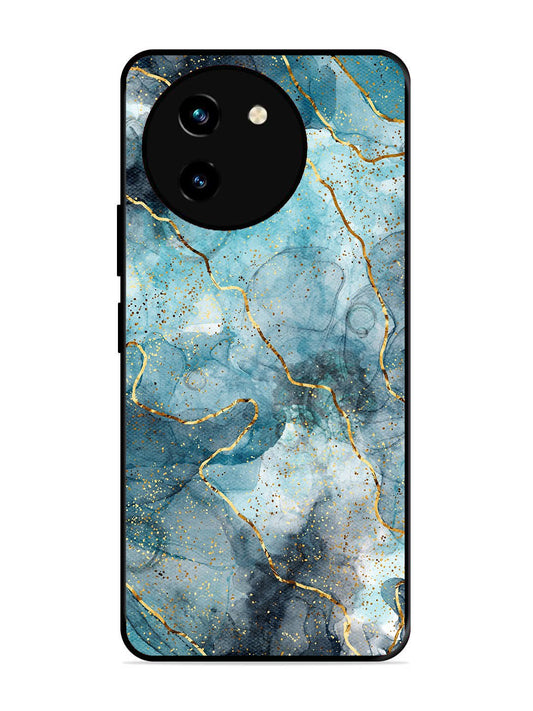 Vivo Y200i Oceanic Golden Strip Marble