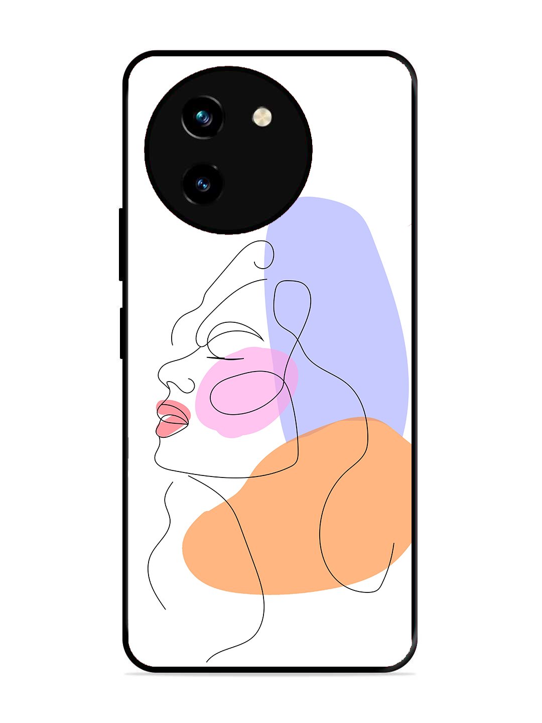 Vivo Y200i Line Art Girl Face