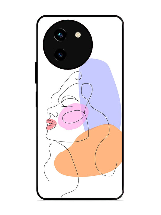 Vivo Y200i Line Art Girl Face