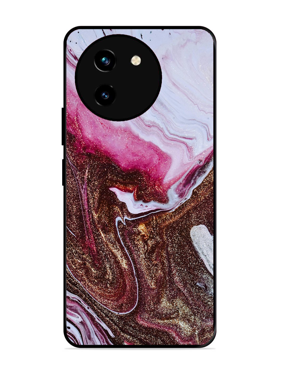 Vivo Y200i Elegant Rose & Gold Marble