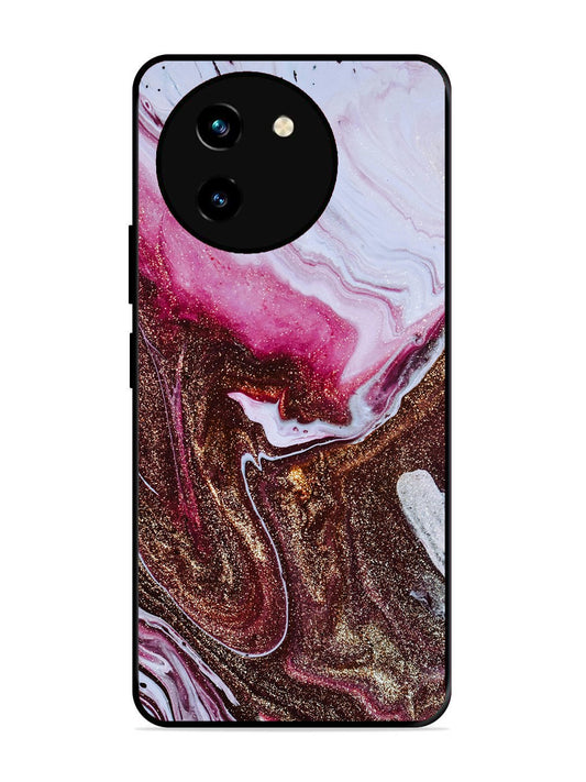 Vivo Y200i Elegant Rose & Gold Marble