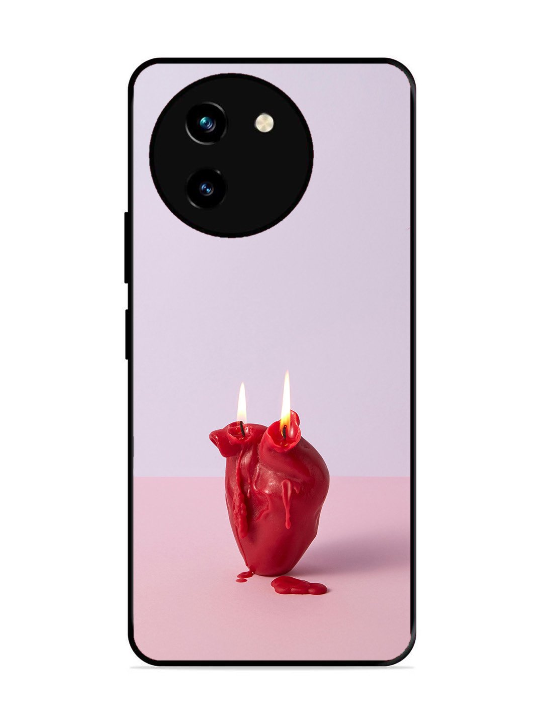 Vivo Y200i A Lighted Heart Candle