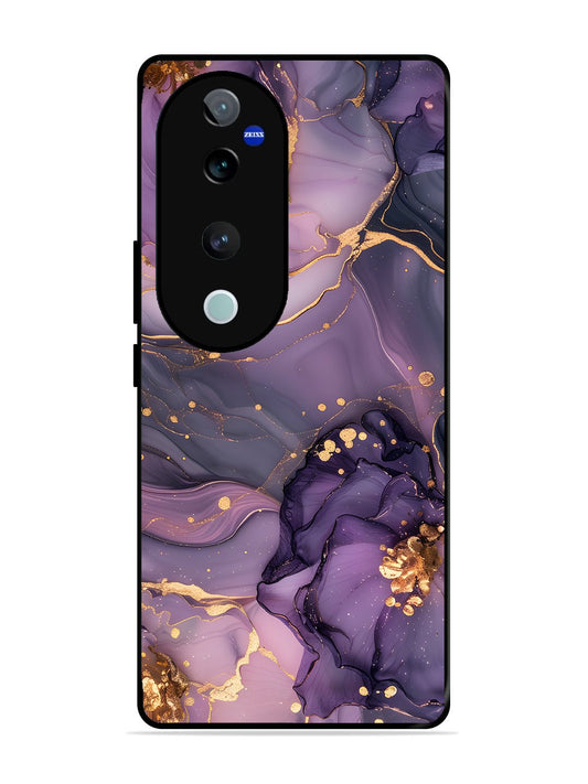Vivo V40 Pro Royal Orchid Theme Marble