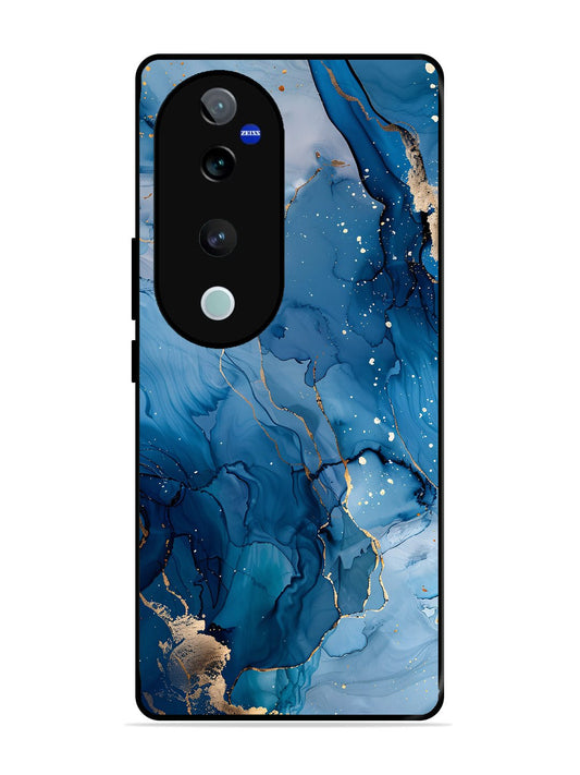 Vivo V40 Pro Oceanic Pattern with Golden Sprinkles