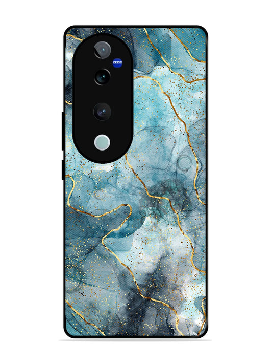Vivo V40 Pro Oceanic Golden Strip Marble