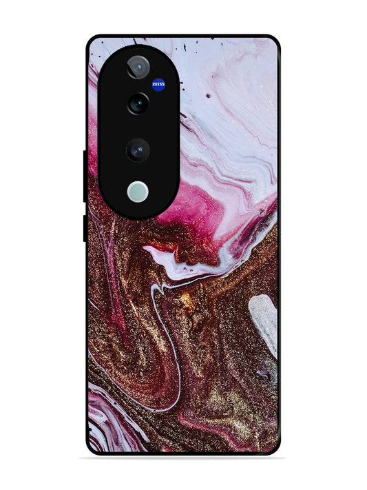 Vivo V40 Pro Elegant Rose & Gold Marble