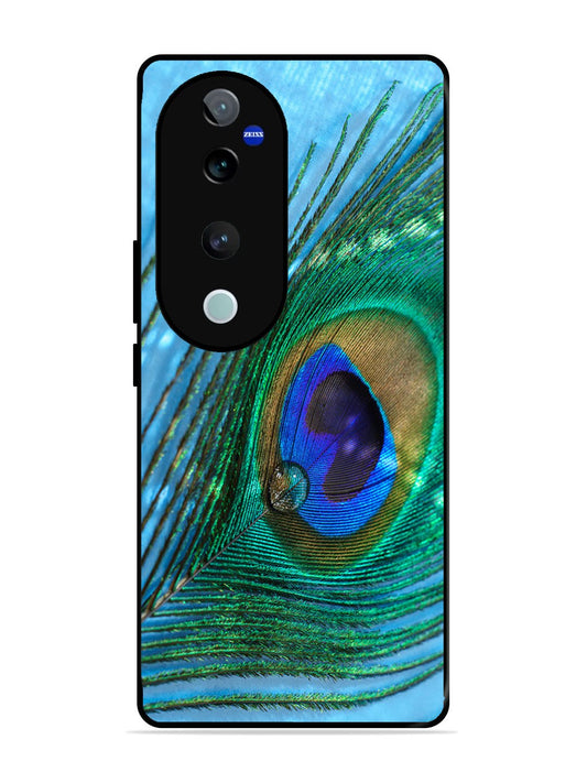 Vivo V40 Pro A drop on Peacock Feather