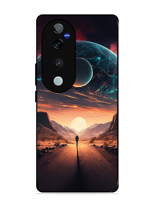 Vivo V40 Pro Sunset with space scene