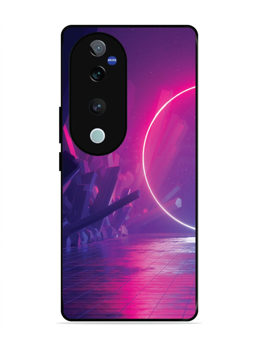 Vivo V40 Pro abstract with Neon Light