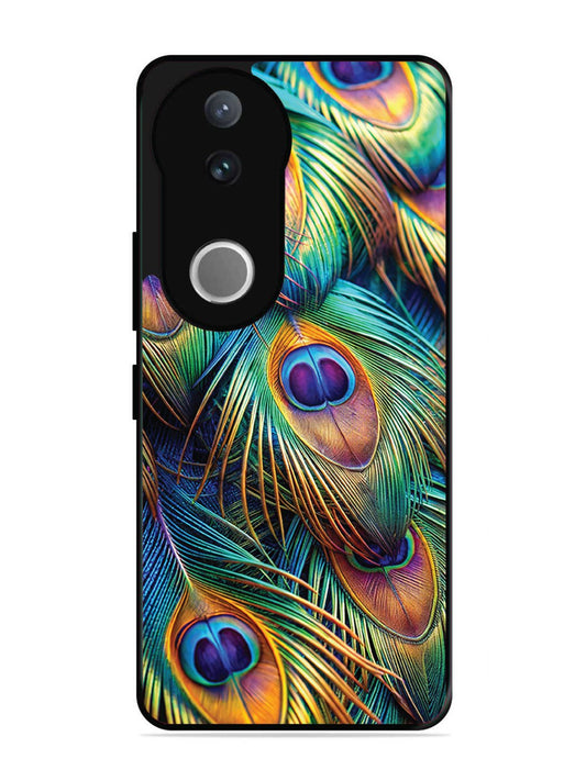 Vivo V50 peacock feather