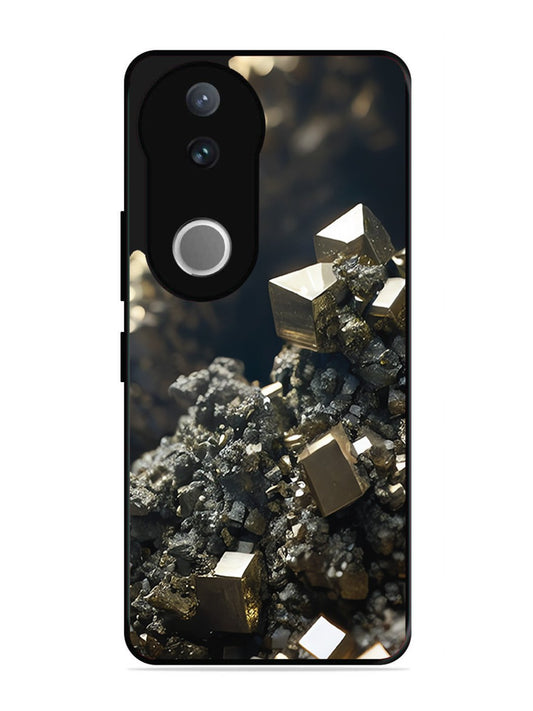 Vivo V50 Gold Crystals