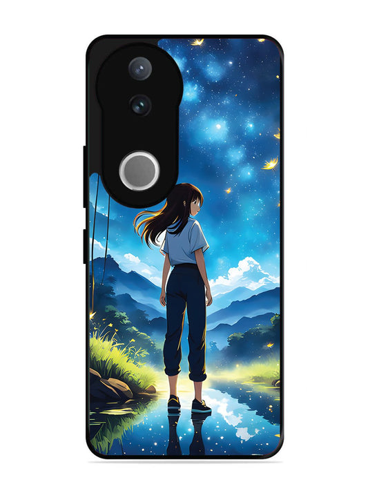 Vivo V50 Girl In Beautiful Forest