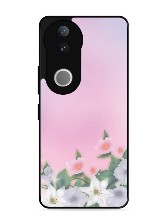 Vivo V50 Pink Floral Elegance