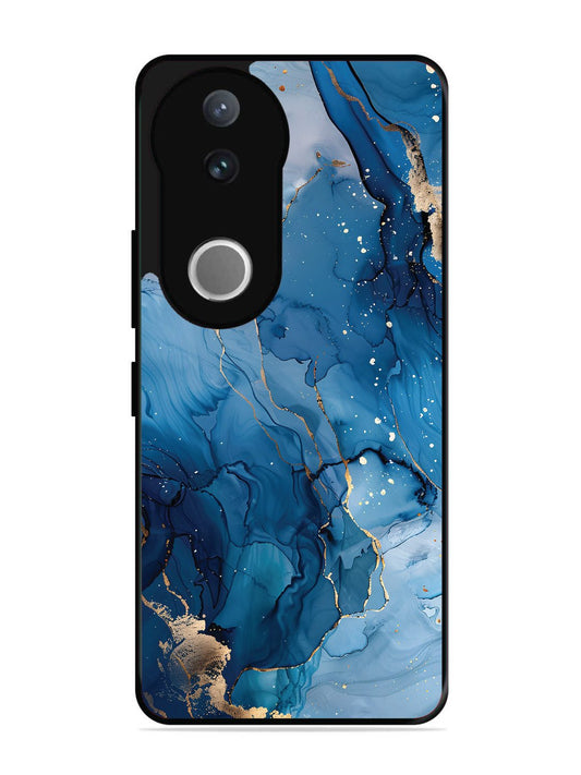 Vivo V50 Oceanic Pattern with Golden Sprinkles