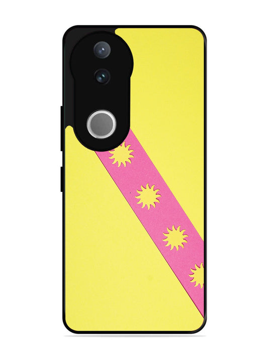 Vivo V50 Pick Strip on Yellow Colour
