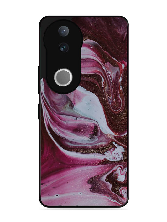 Vivo V50 Pink And Golden Marble
