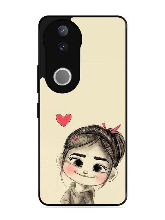 Vivo V50 Cute Girl Looking at You