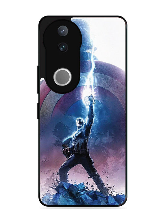 Vivo V50 captain-america-thor-hammer-lightning