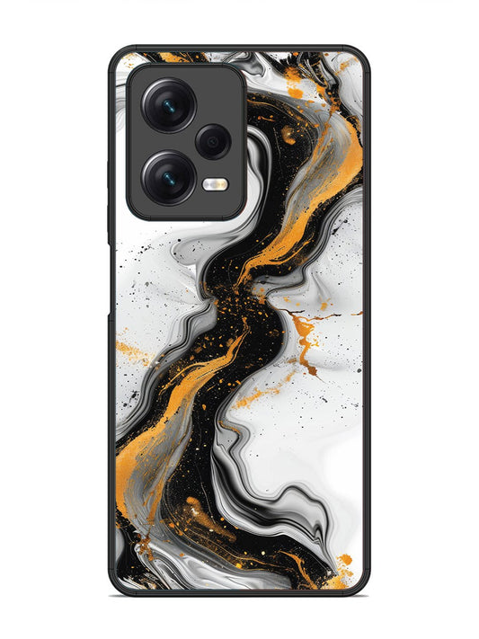 Xiaomi Redmi Note 12 Pro 5G Black And Golden Marble Essence