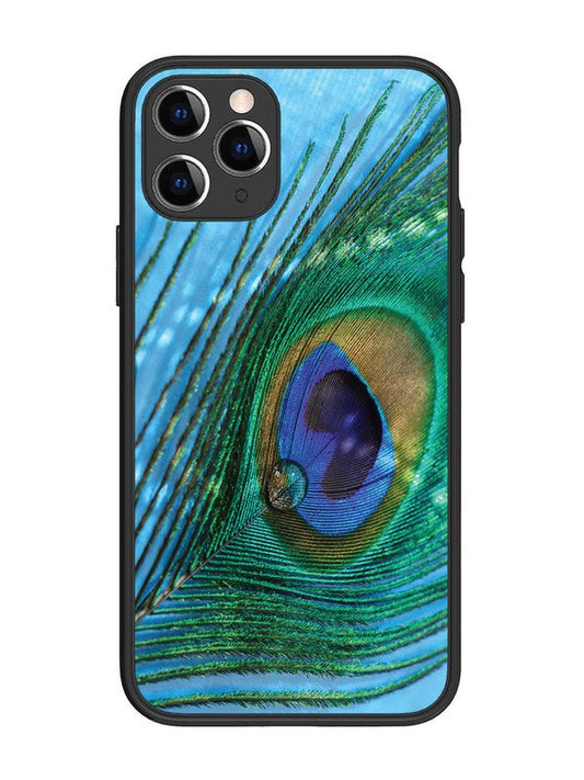 iPhone 11 Pro A drop on Peacock Feather